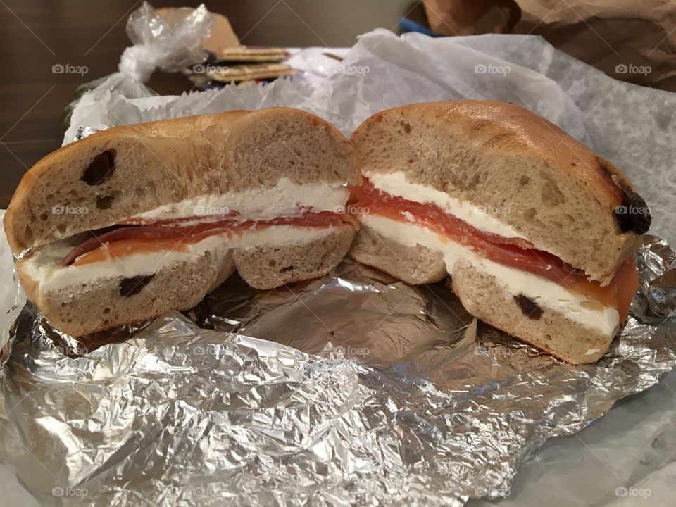 NYC bagel & lox