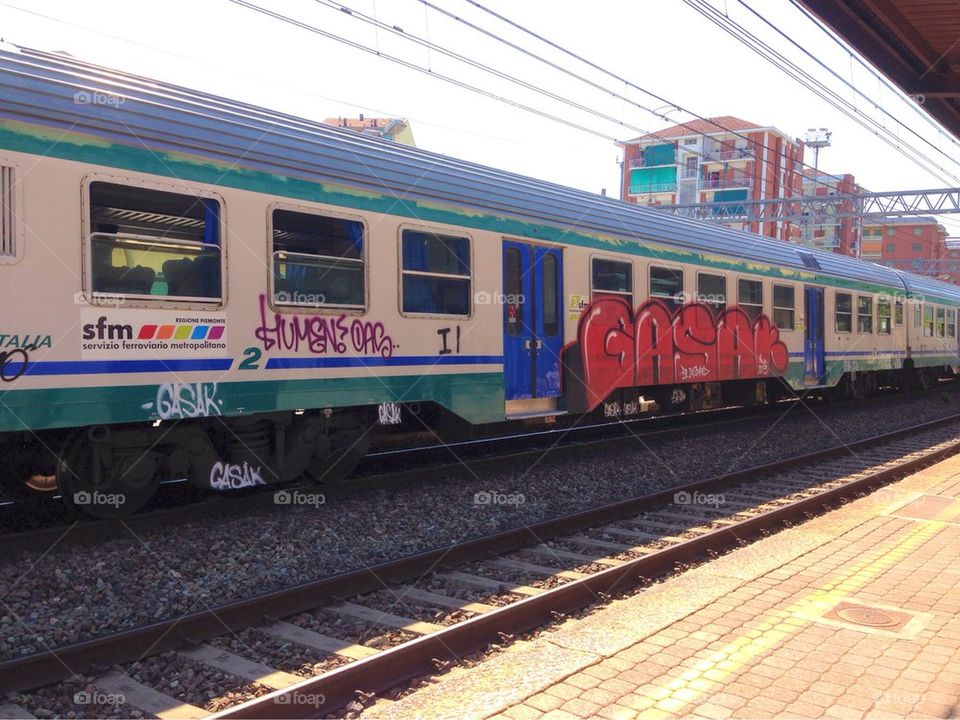 Graffiti on the Train 
