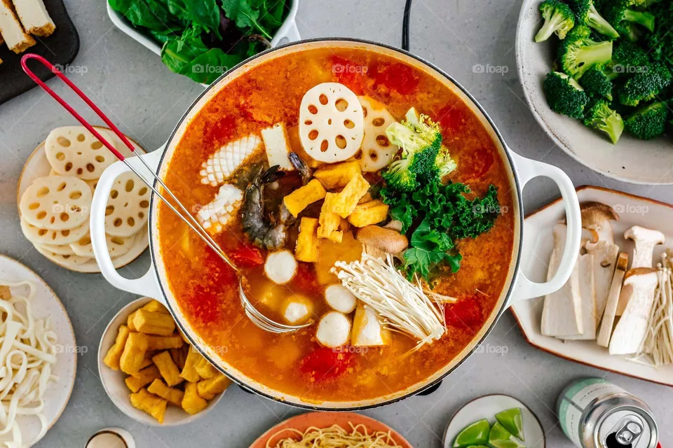 Chinese hot pot style