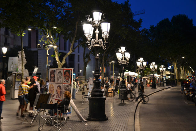 barcelona ramblas by negralinda