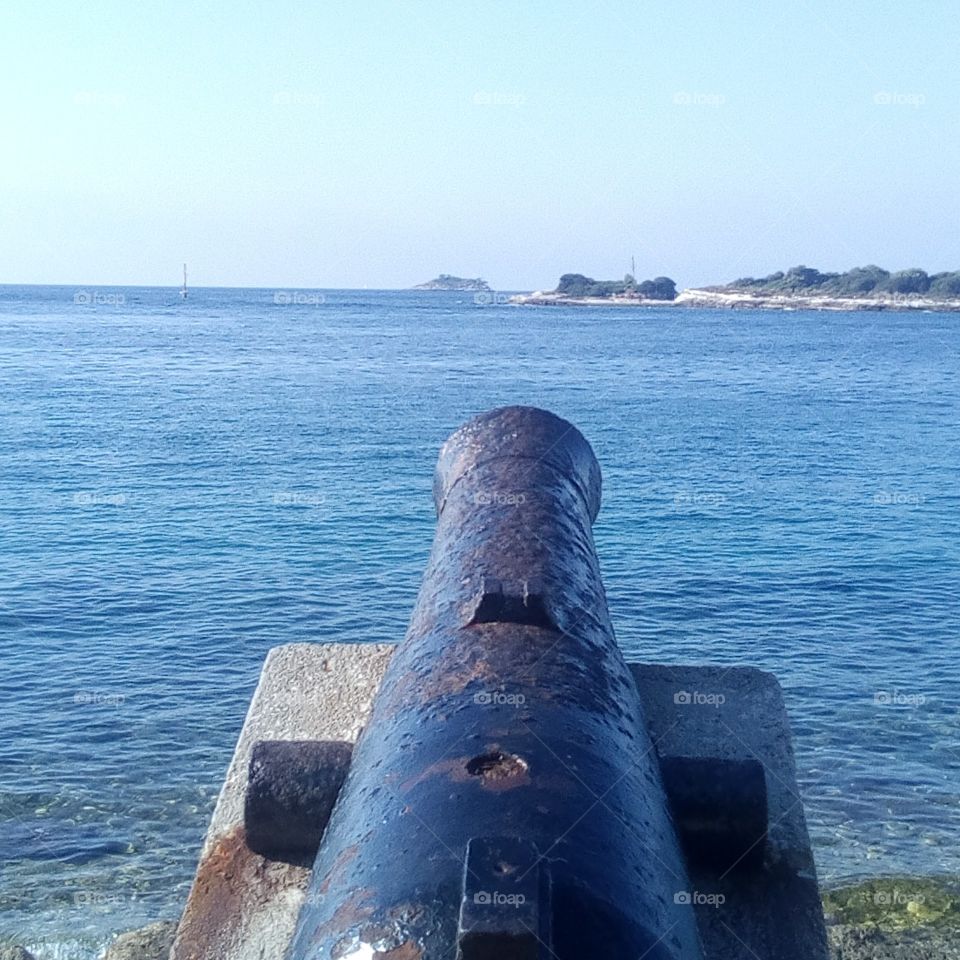 Cannon in Rovinj
