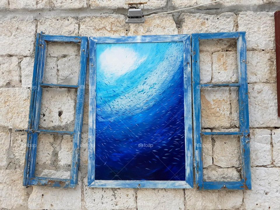 rectangle - window in the shape of a rectangle