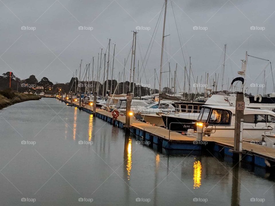 Docked Boats