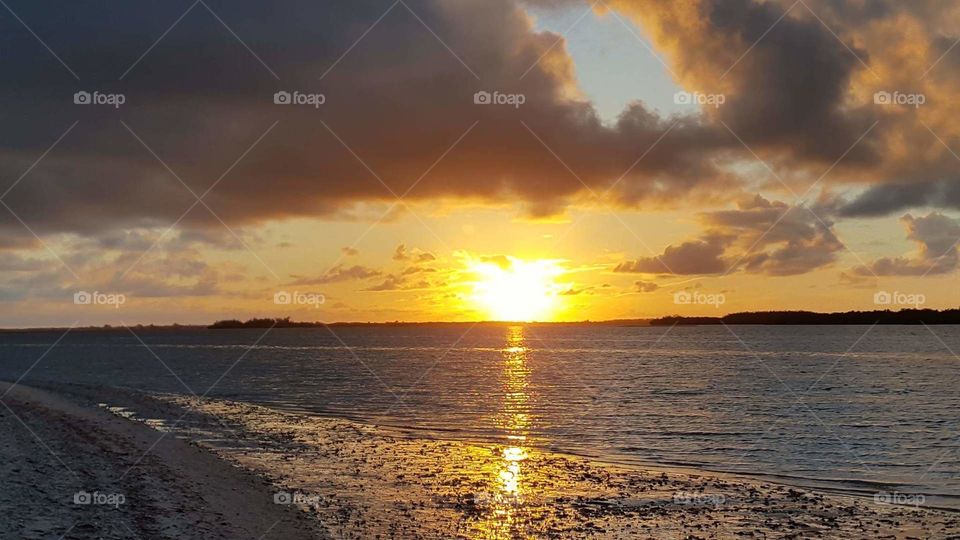 beach sunset