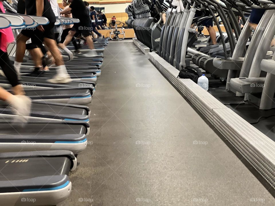 I try to get fit by making it to the gym after work 