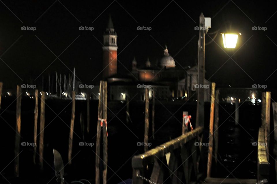 Venice at night