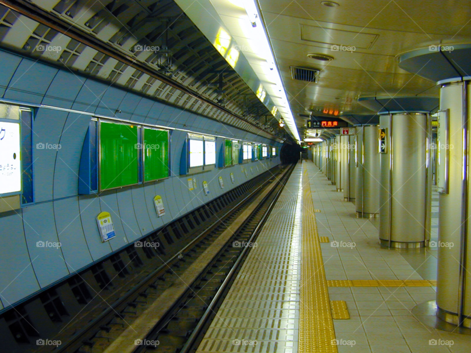 osaka japan underground train railway by cmosphotos