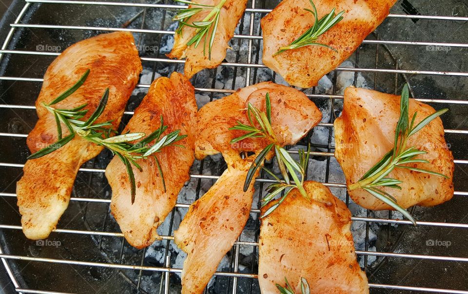 Chicken breast with rosemary