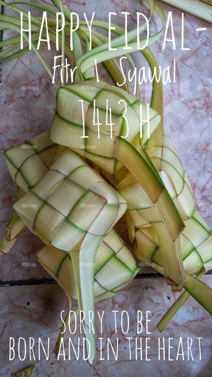 Happy Eid Al-Fitr 1 Syawal 1443 H Sorry to be born and in the heart