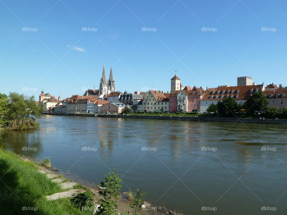 Regensburg riverside
