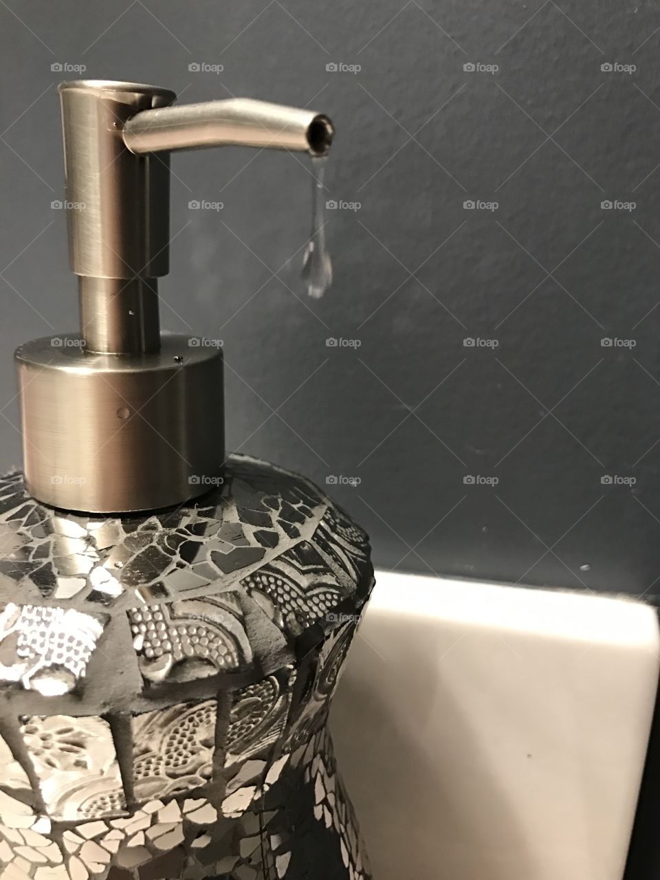 Soap falling out of the dispenser