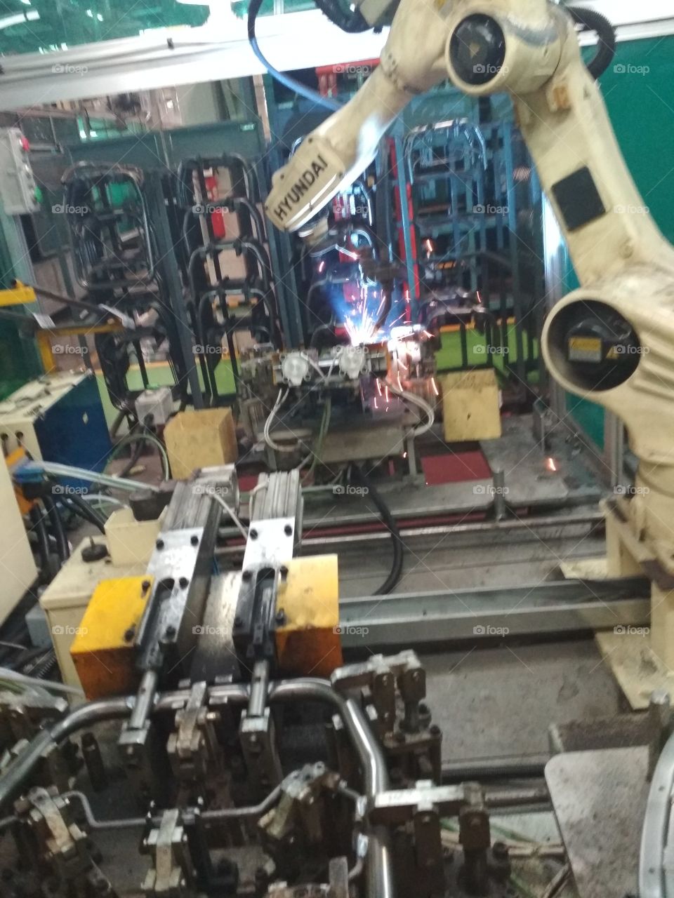 Industry, Machine, Robot, Grinder, Production