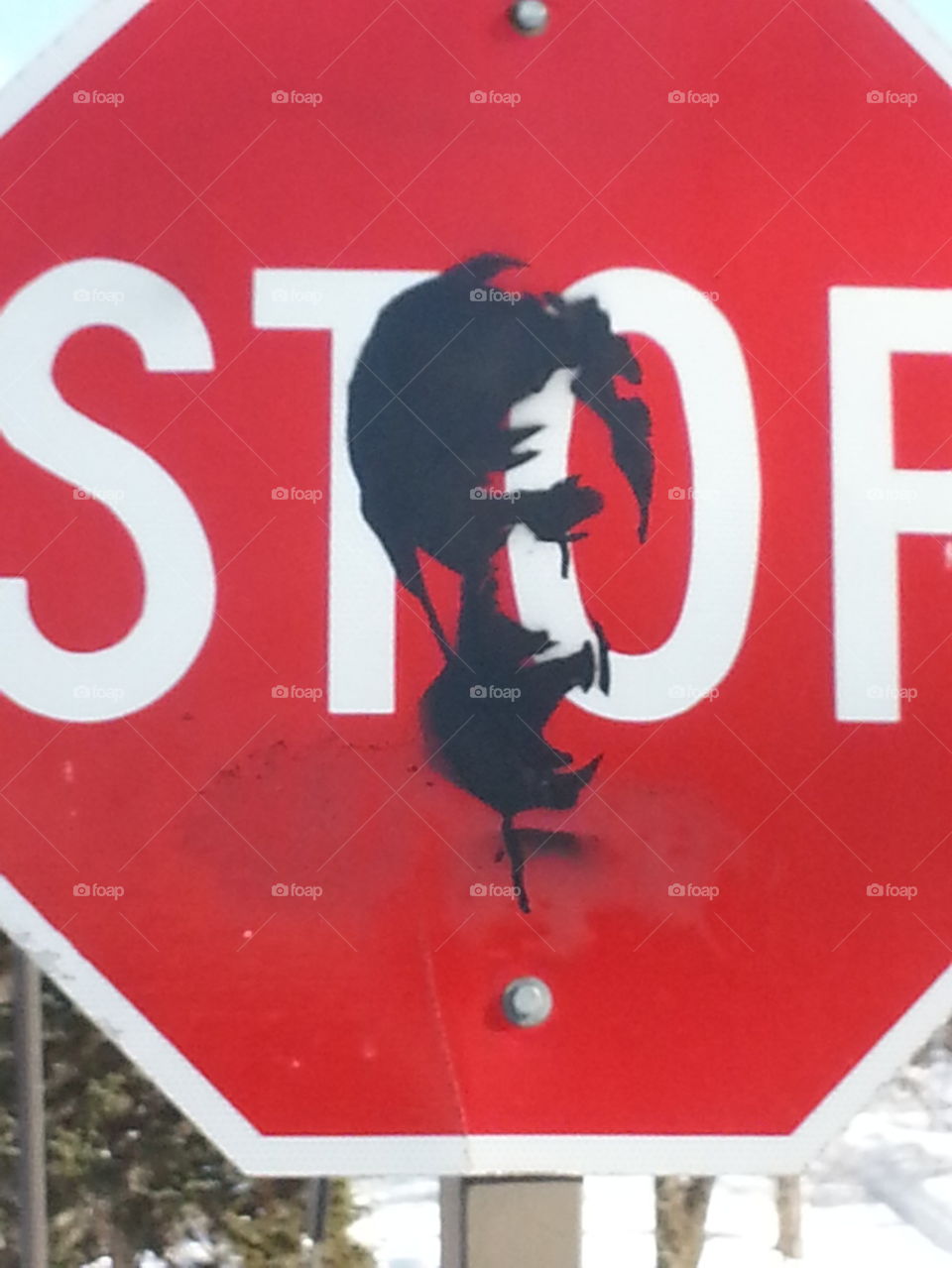 face on stop