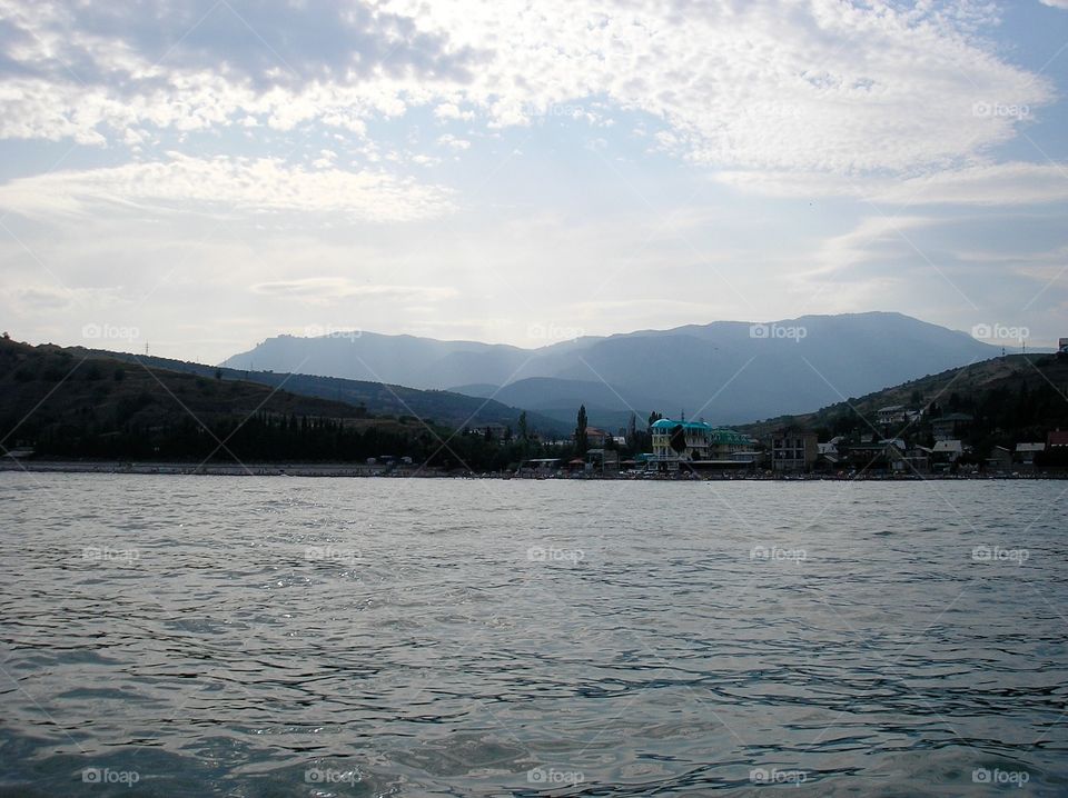 Mountains and the sea