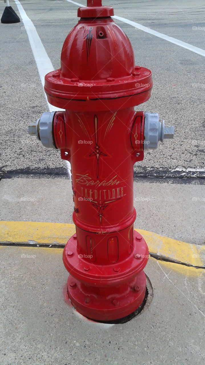 decorated fire hydrant
