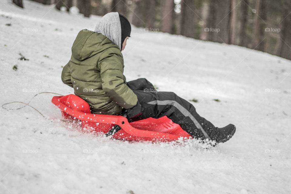 Snow, Winter, Cold, Child, Frost