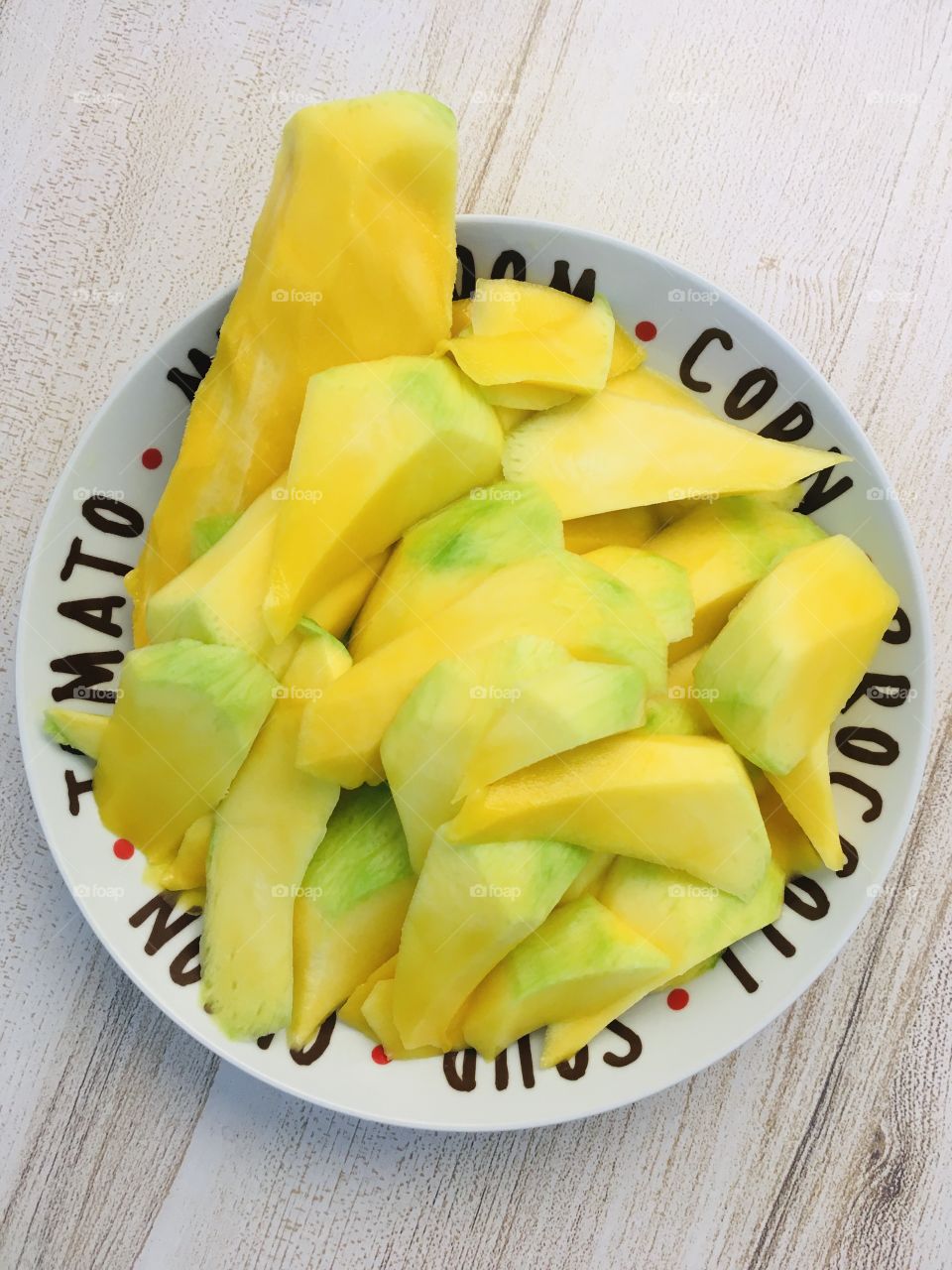 One big mango, yum!