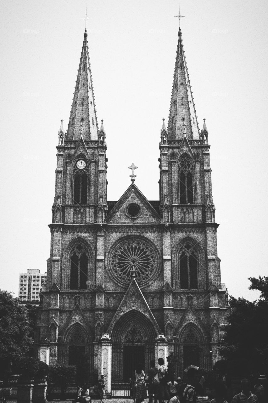 Old church in central Guangzhou.