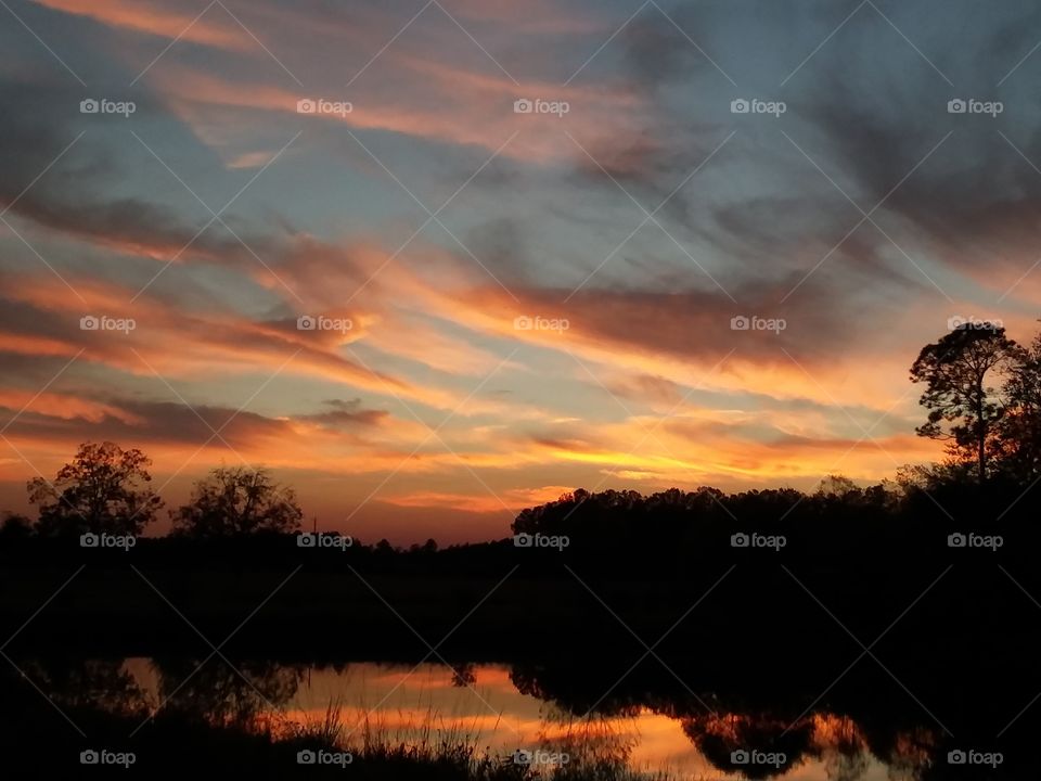 beautiful Georgia sunset