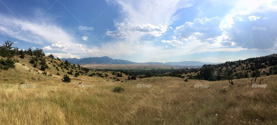 The Absaroka Bear Tooth Mountain Range 