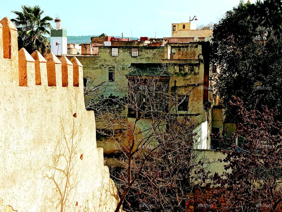 Ancien building in Sefrou city of morocco