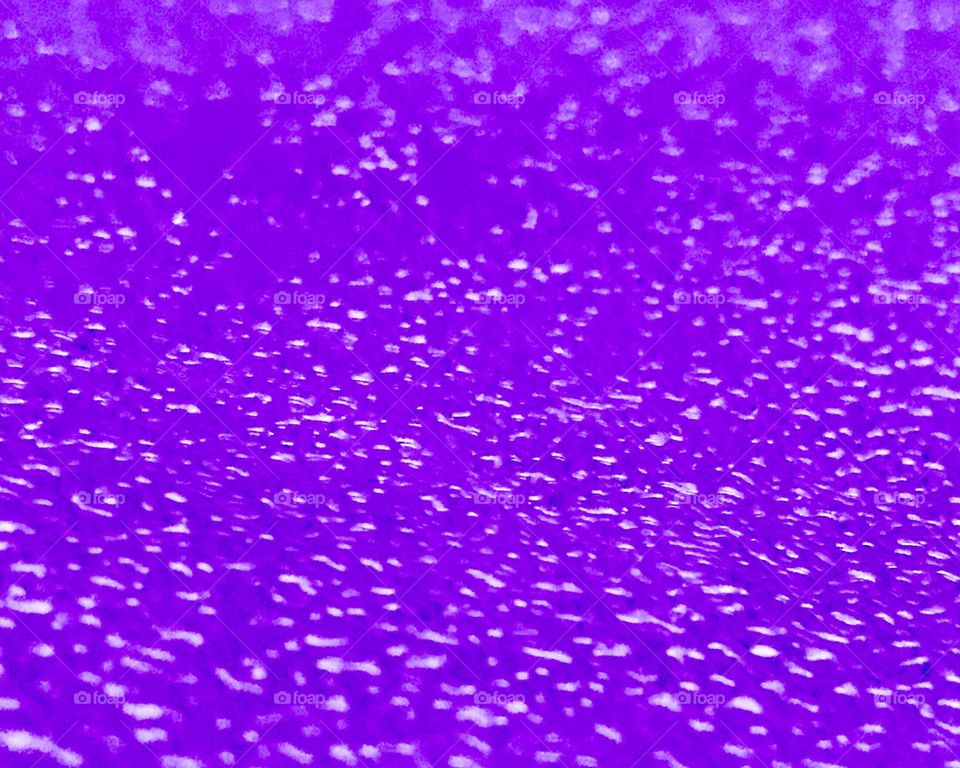 Purple water?