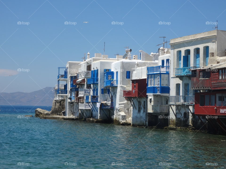 view of Mikonos