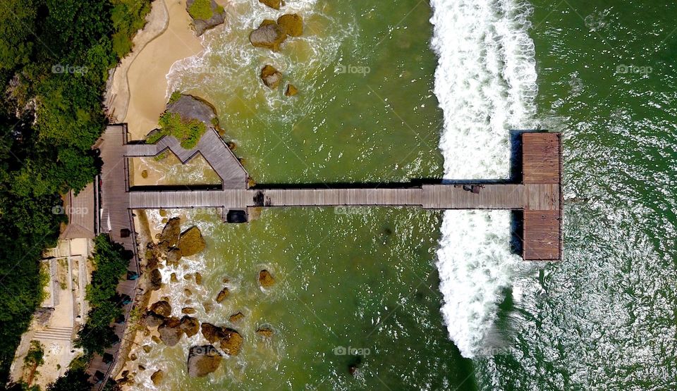 Ayana Beach and resort Bali, with Great bridge.