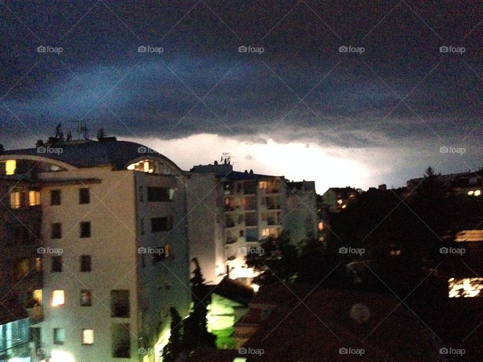 Storme is coming. Kraljevo - Serbia.