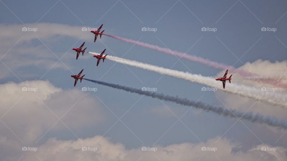 Red arrows