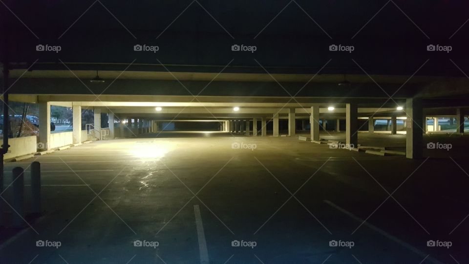 parking lot night
