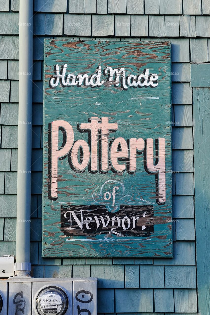 pottery sign