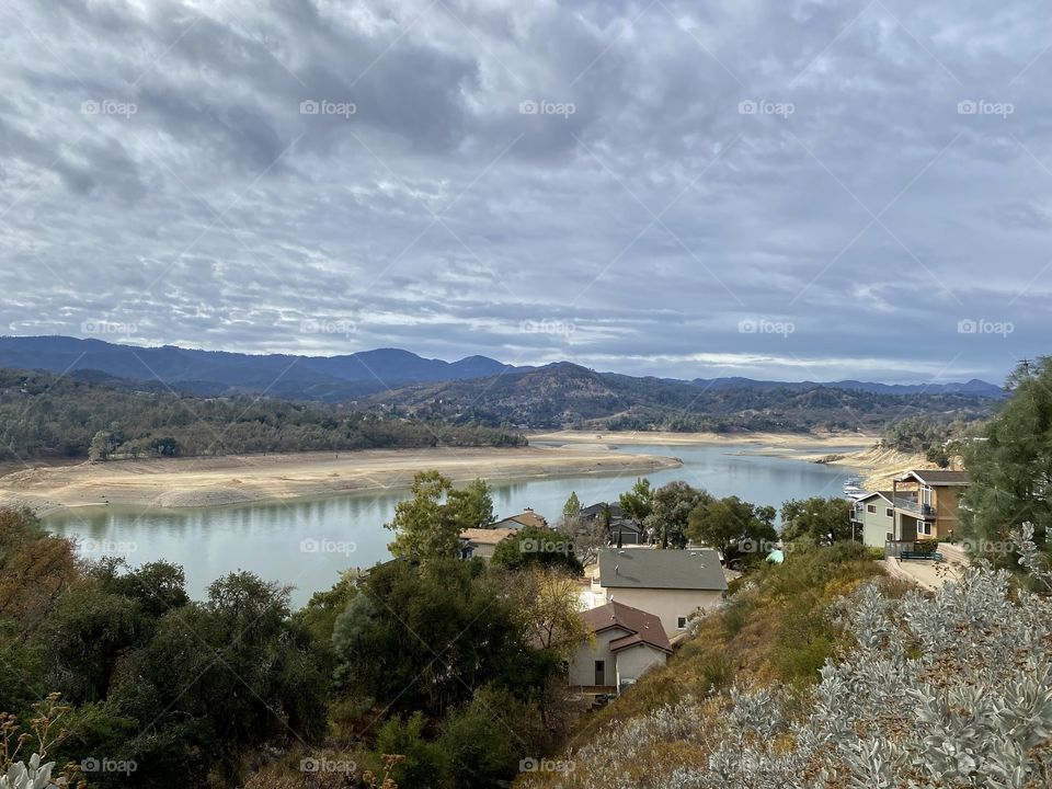 A view of Lake Nacimiento California 