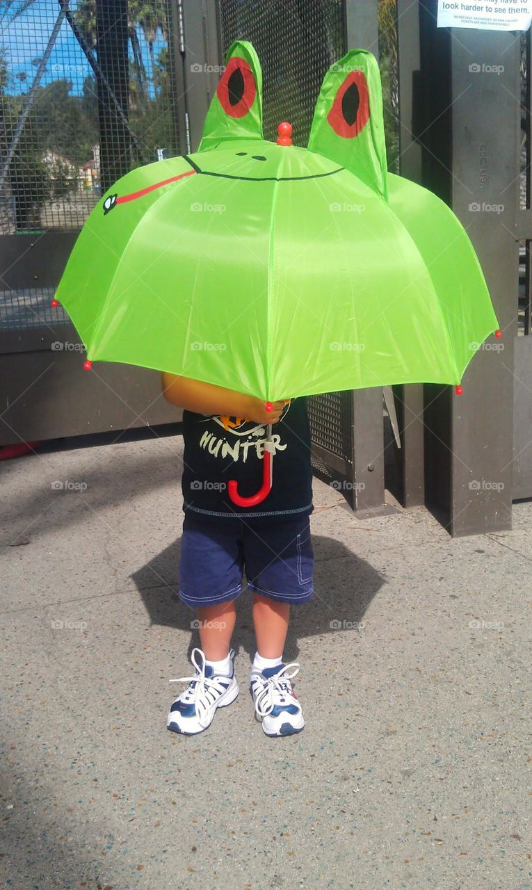 Froggy. He loved walking around acting like a huge frog.