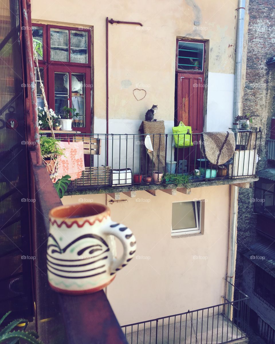 House, Architecture, Window, Table, No Person