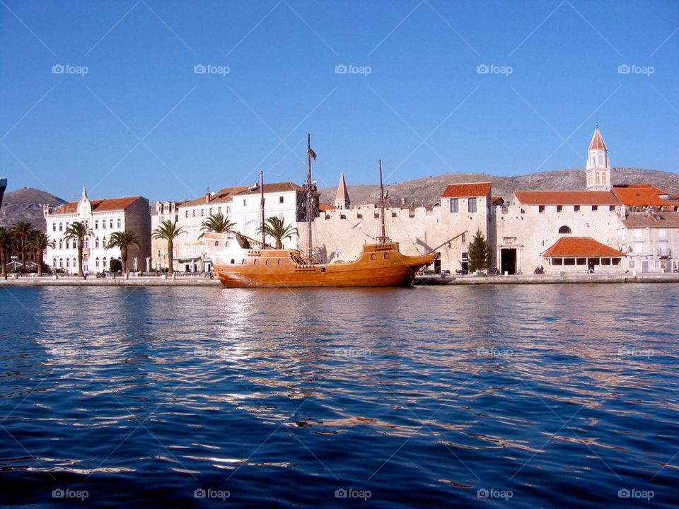 Sailboat in Croatia 
