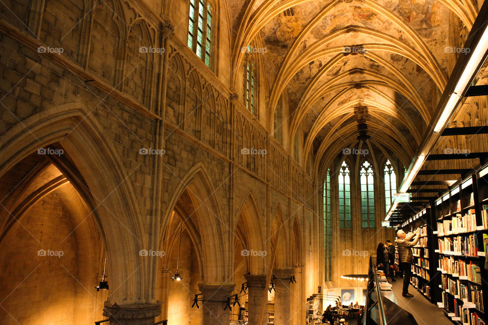 In Maastricht, Netherlands, an ex-church is now used as a book store