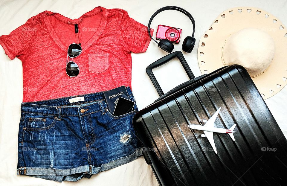 Suitcase for holiday