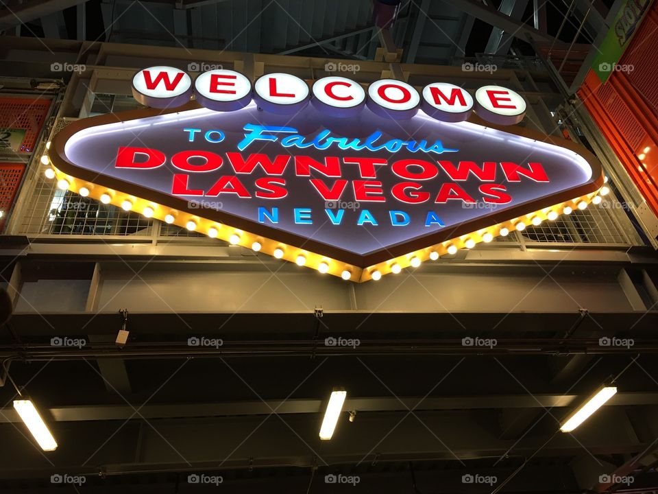 Welcome to downtown Las Vegas 