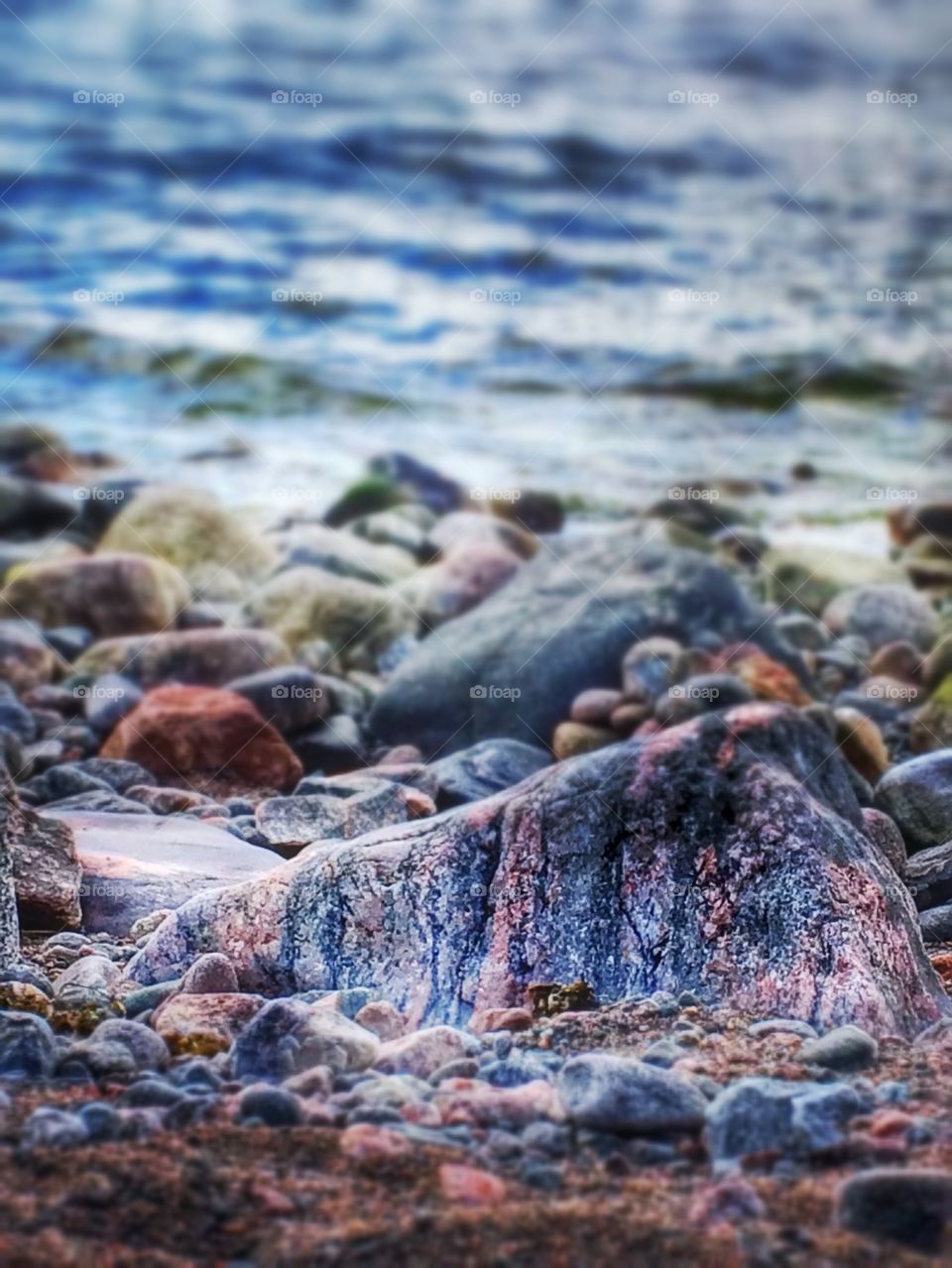 Stones om the beach