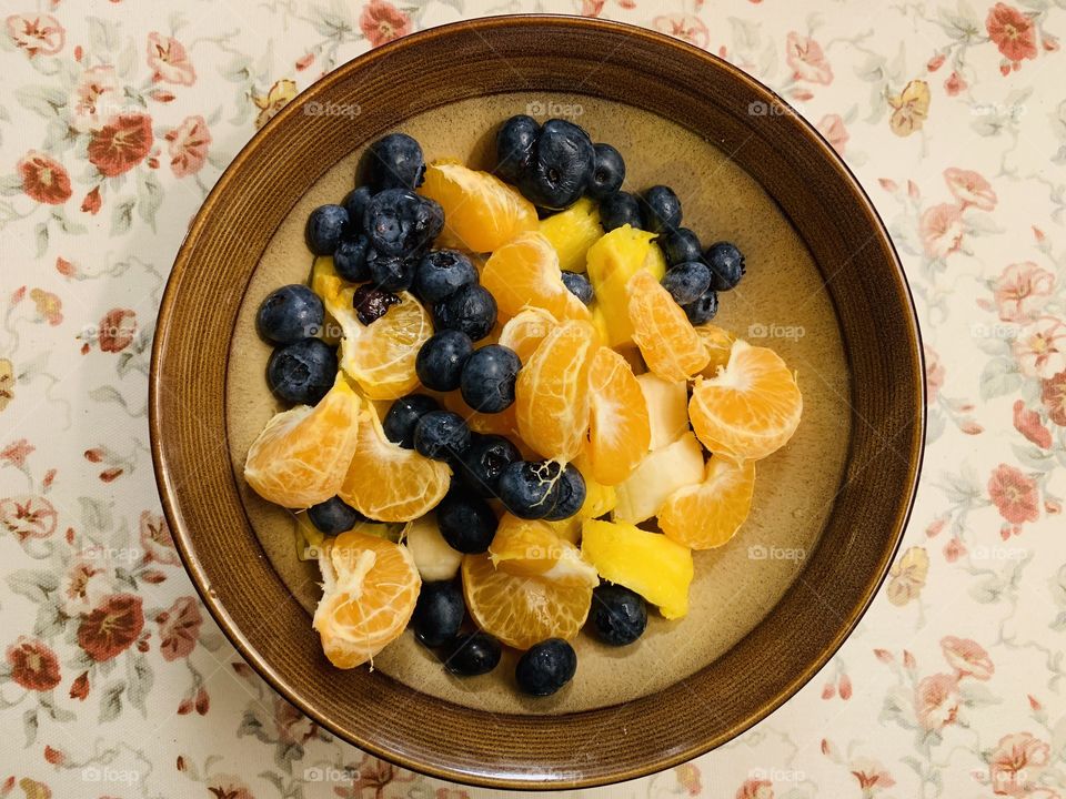 Blueberries and Tangerines 