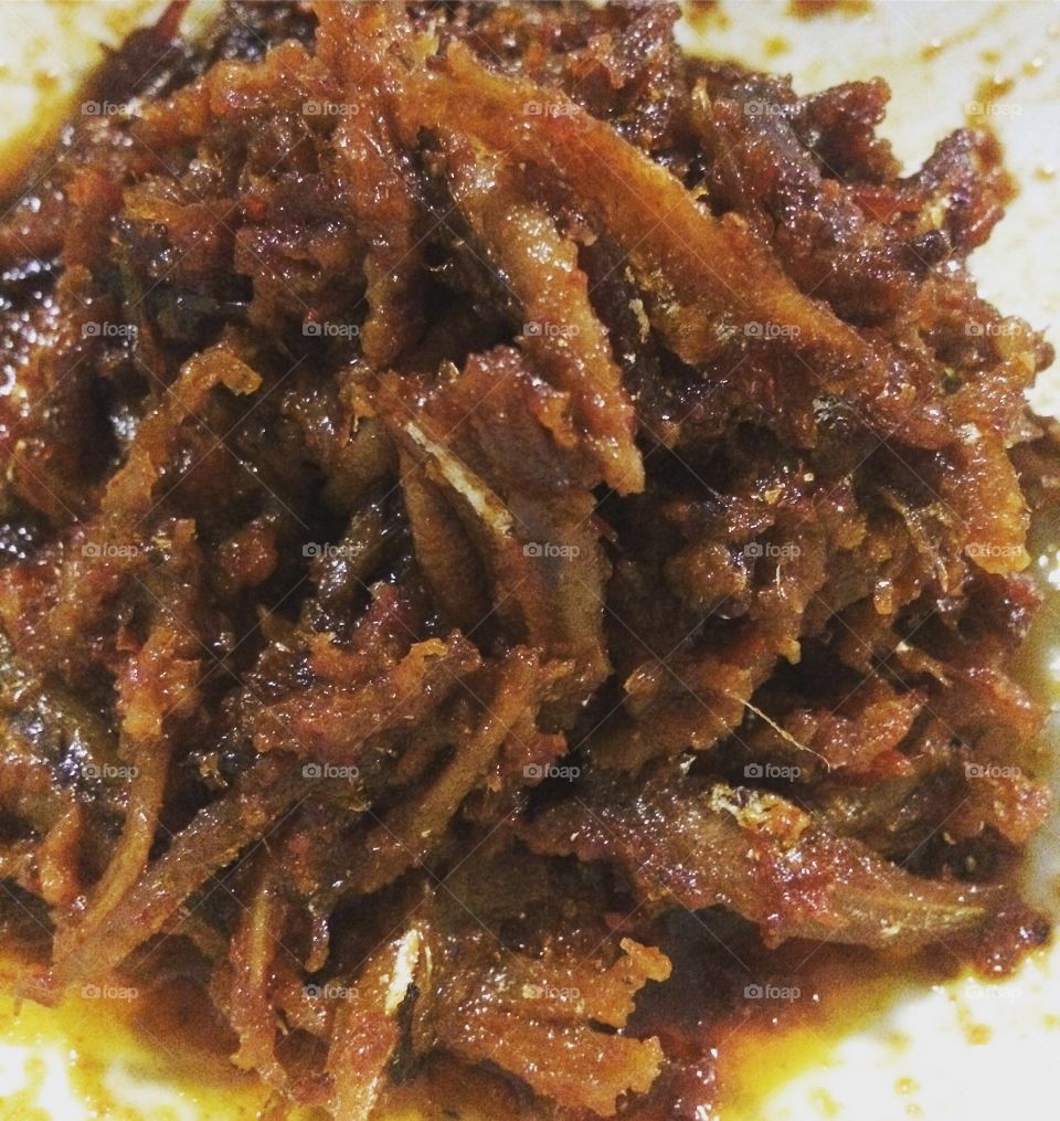 Sambal Ikan Bilis - Spicy Fried Dried Anchovies