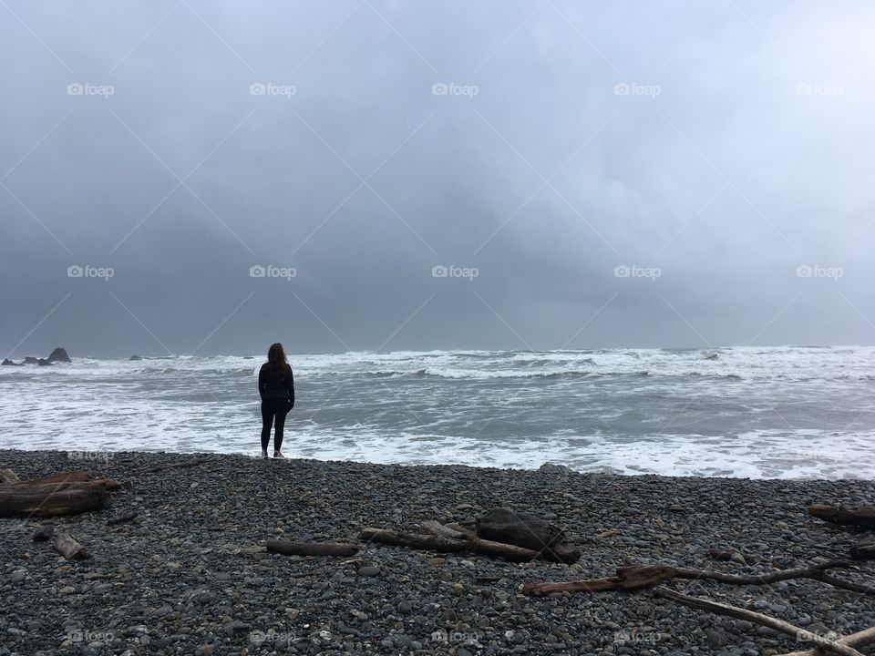 Foggy morning in Washington State