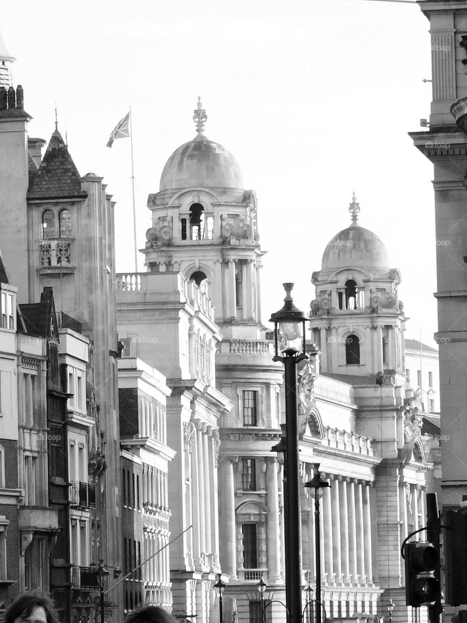 Dome buildings in London. Photo taken in London.