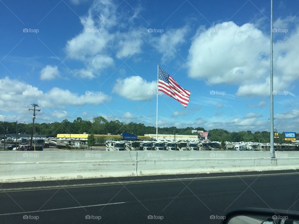 Huge flag