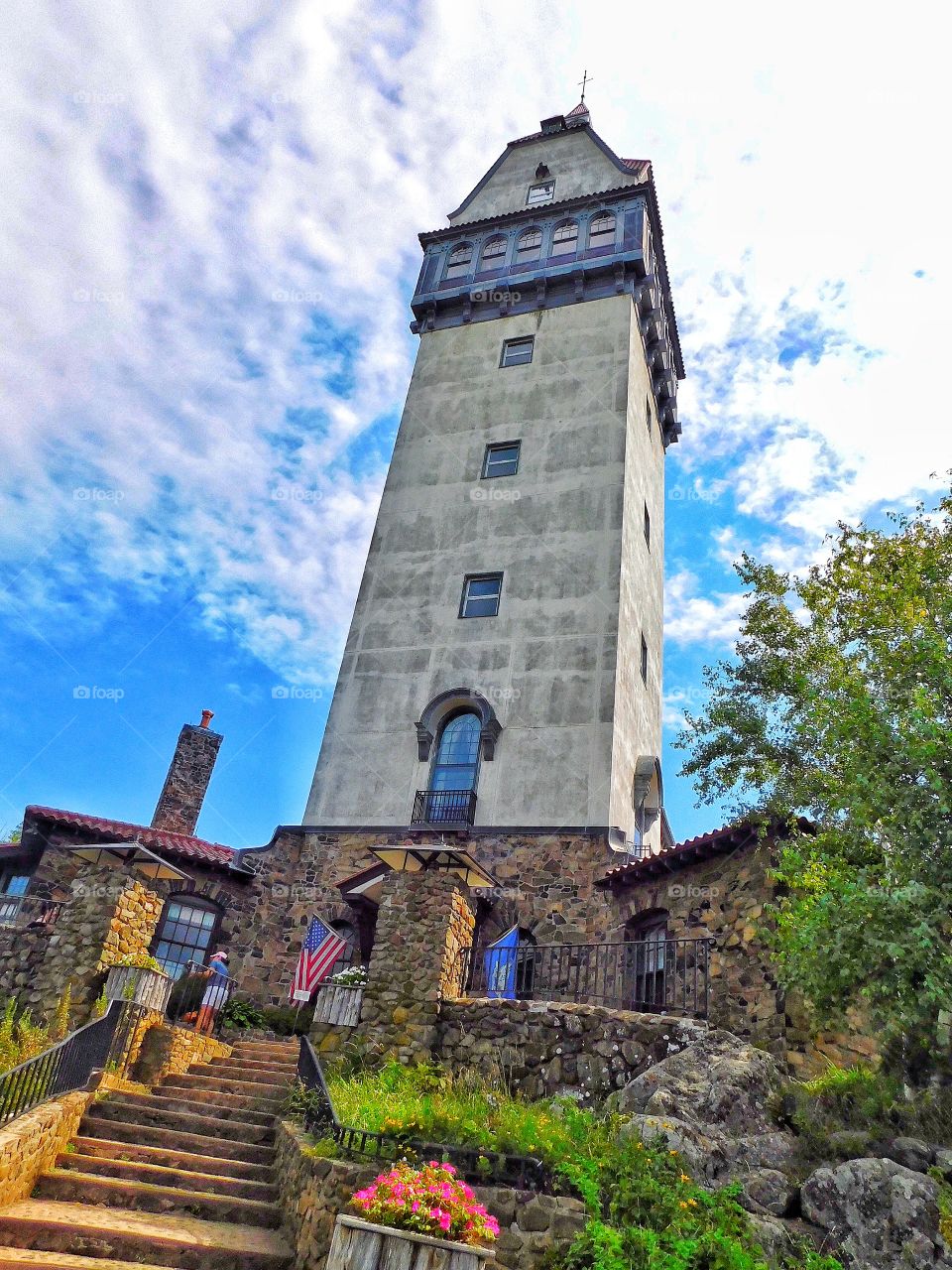 Heublein Tower atop Talcot Mountain 