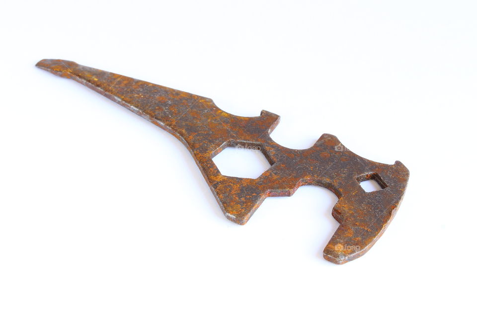 spanner old and rusty