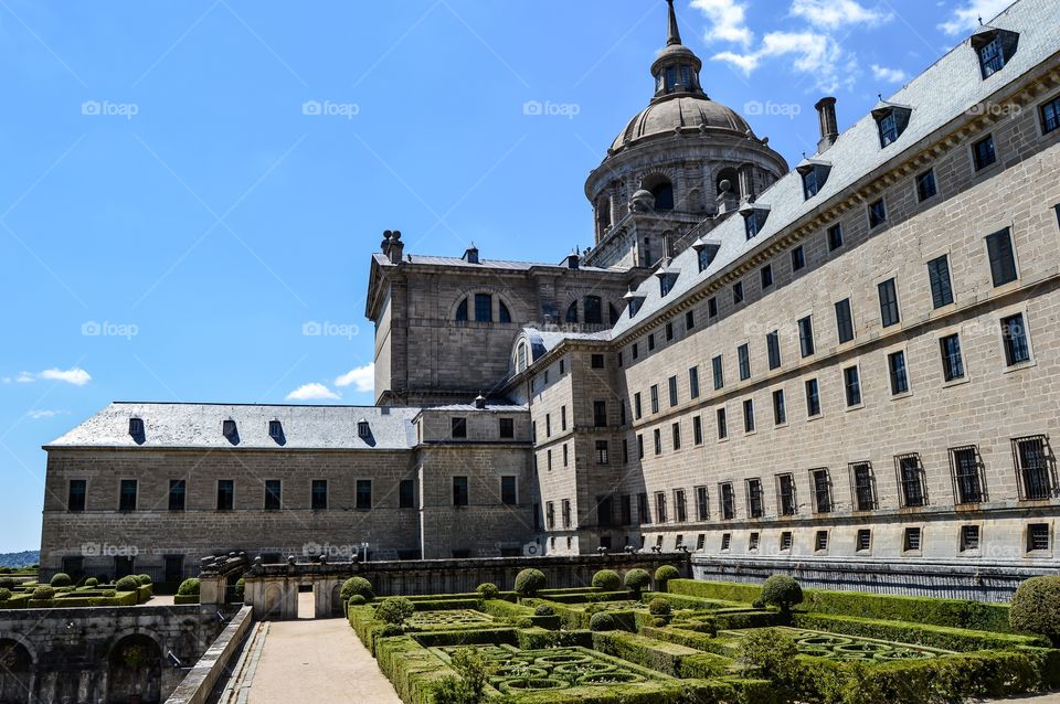 Monasterio de El Escorial. Real Monasterio de San Lorenzo del Escorial (El Escorial - Spain)