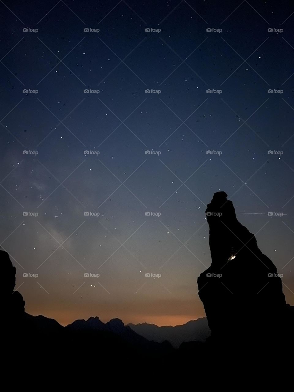 A wonderful night view away from pollution and distraction