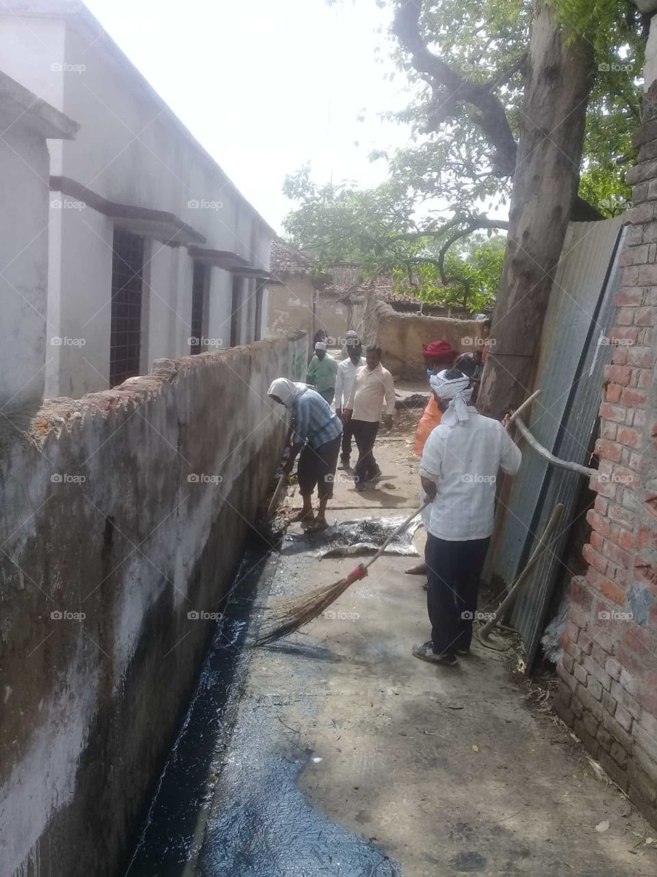 UP India Chakia Chandauli working villagers